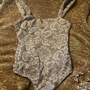 brand - forever 21 , size - US small , color - lavender , style - body suit